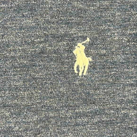 Ralph Lauren Polo Custom Fit T-shirt Heathered White Polo Embroidered Pony L - Picture 5 of 5